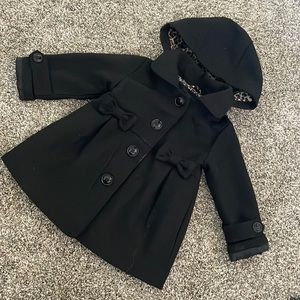 Hooded Pea coat 18-24 months